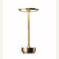 Gold metal touch-control desk lamp full product view