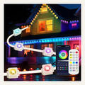 RGB outdoor light segments with remote and app control