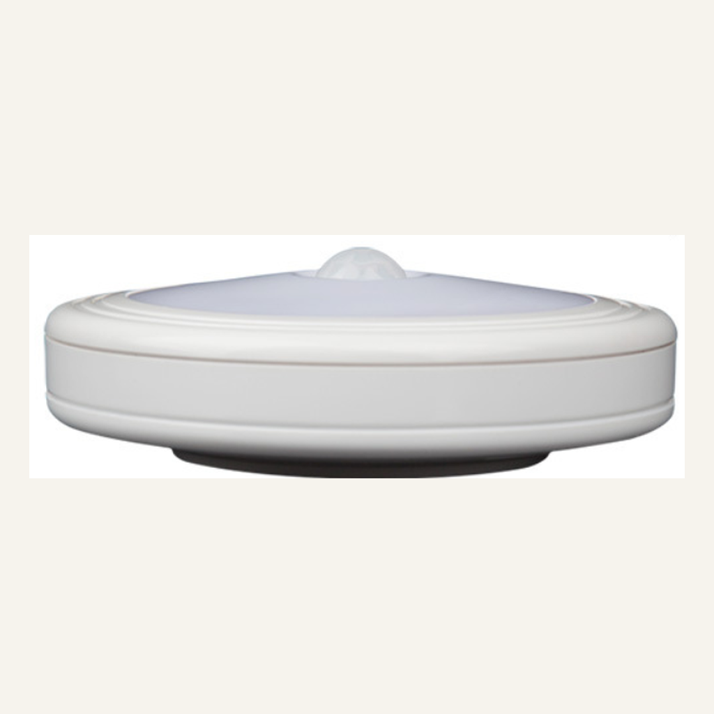 Round motion sensor closet light side profile