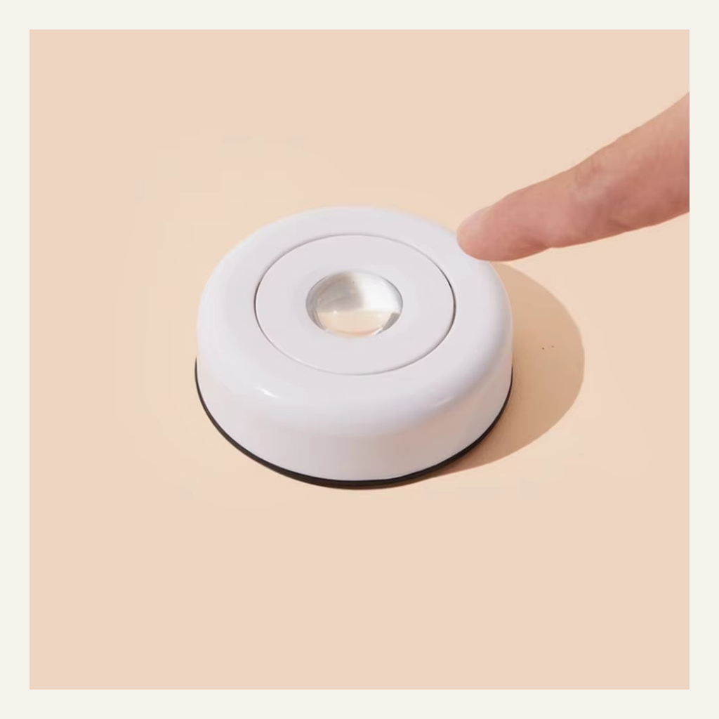 White LED accent light touch control in use