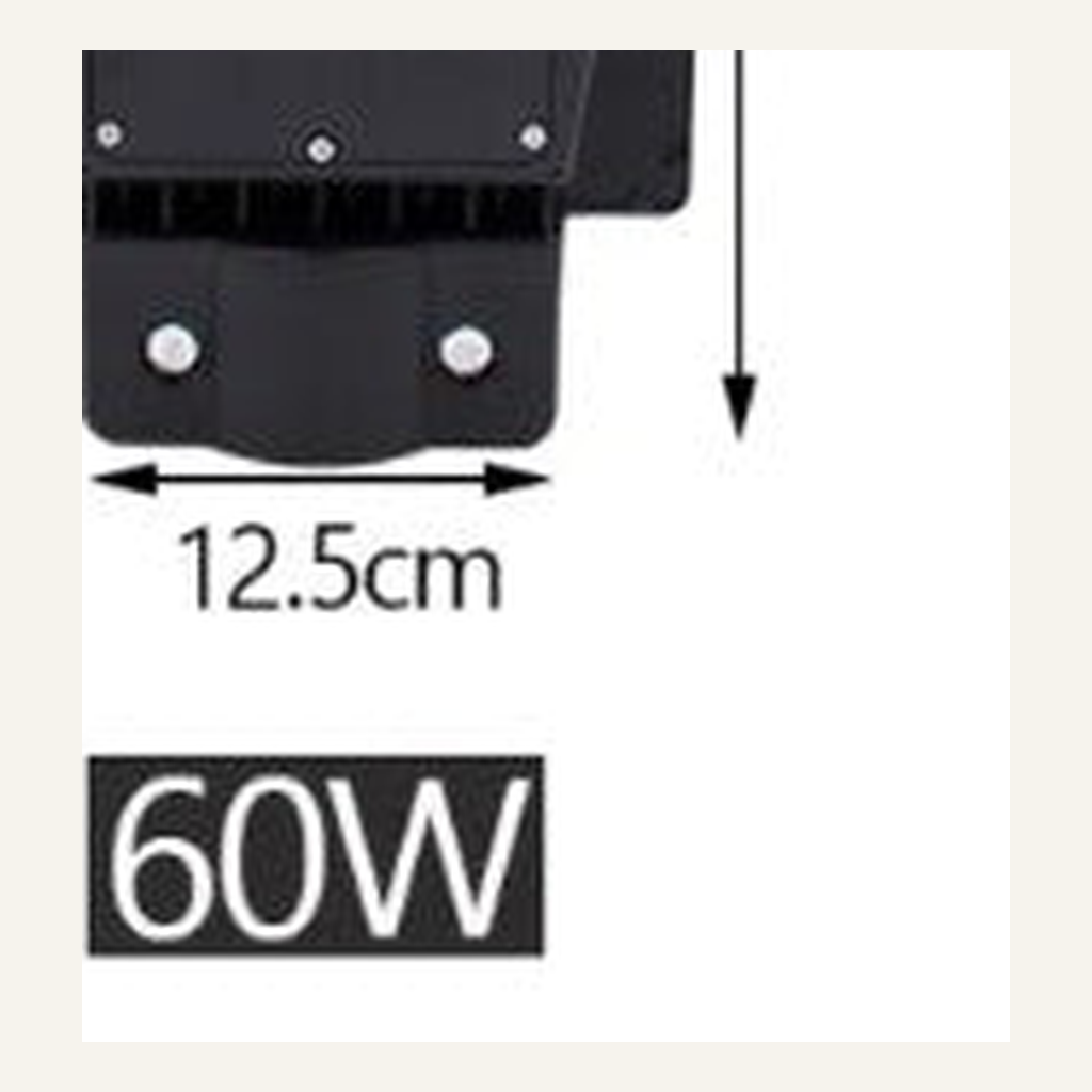 60W solar street light mounting bracket detail