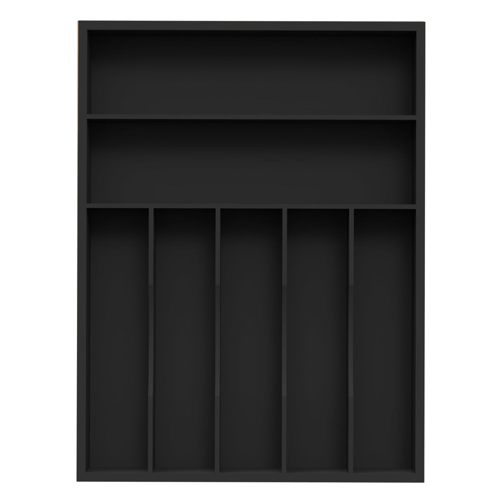 7-Compartment Bamboo Cutlery Drawer Organizer
