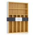 Bamboo Drawer Organizer with 7 Compartments