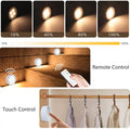 Battery-Powered Dimmable Puck Lights with Remote