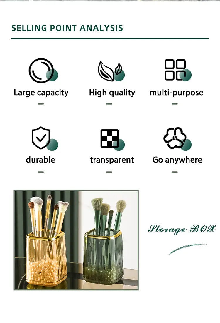Plastic Makeup Brush Holder