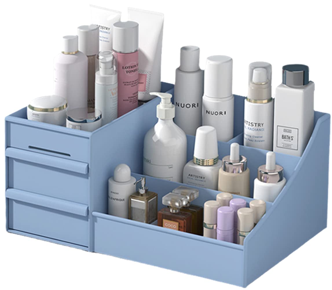 Makeup Organizer with 2 Drawers and 7 Compartments