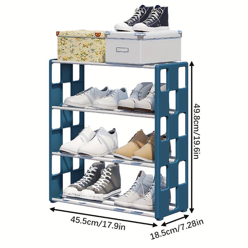 Multi-Tier Metal Shoe Rack