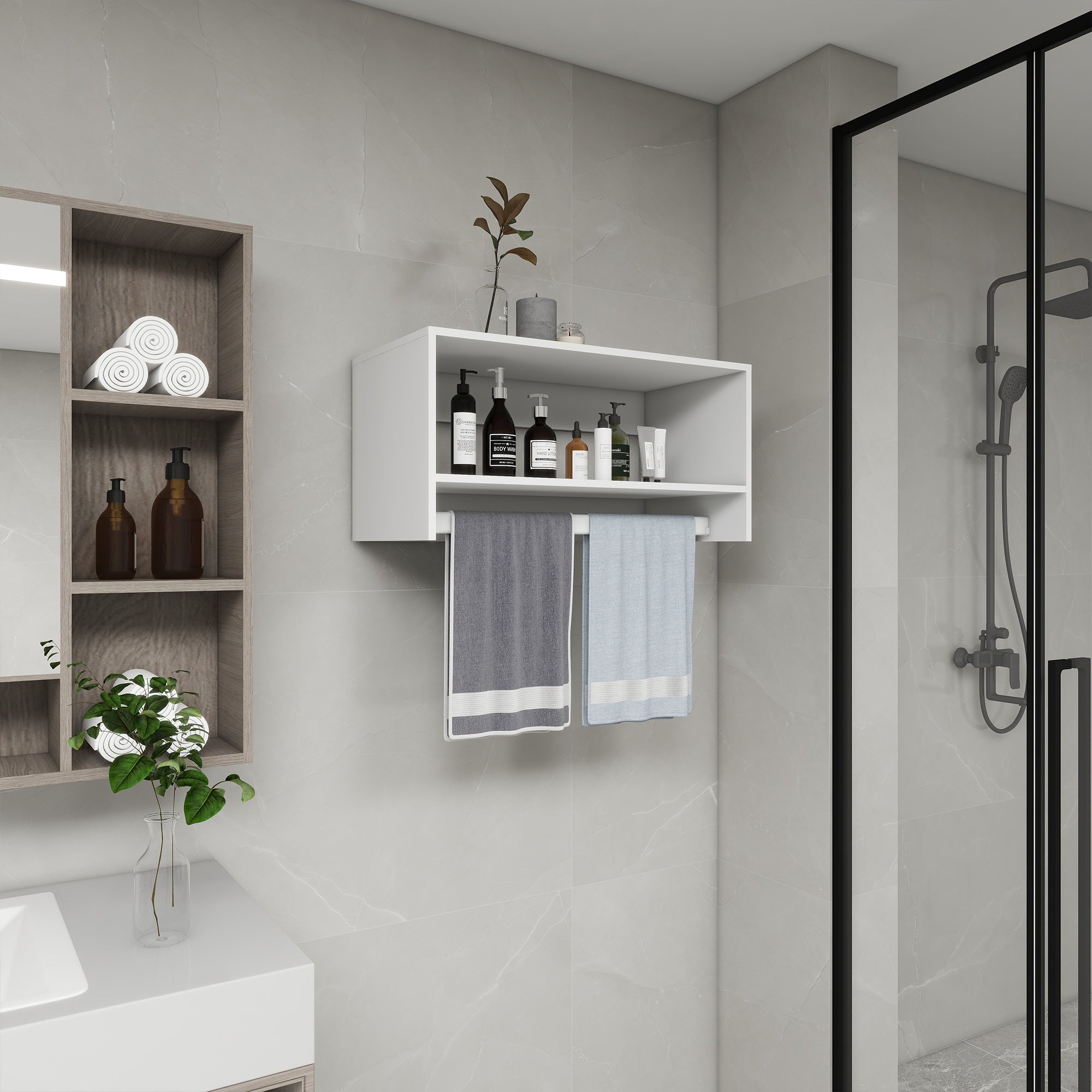 Closet Organizer, 32-Inch Modular Wood
