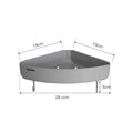 Triangular Wall-Mounted Shower Storage Rack
