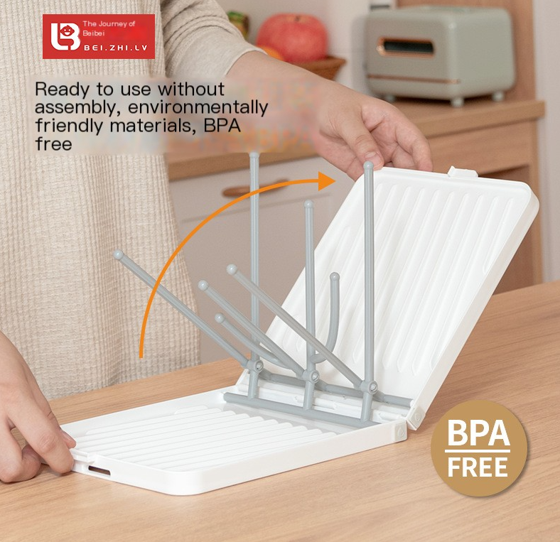Foldable Baby Bottle Drying Rack