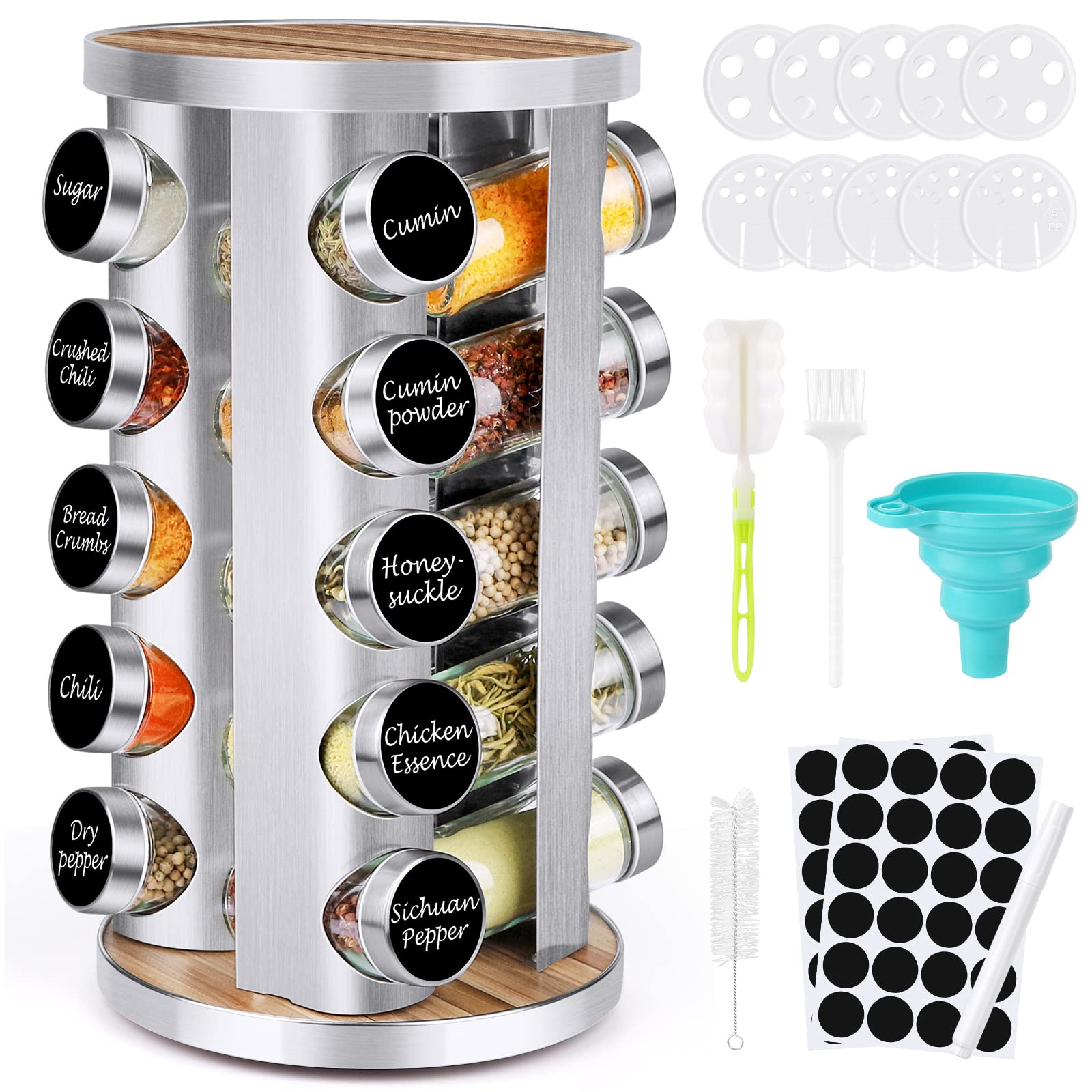 20-Jar Rotating Spice Rack