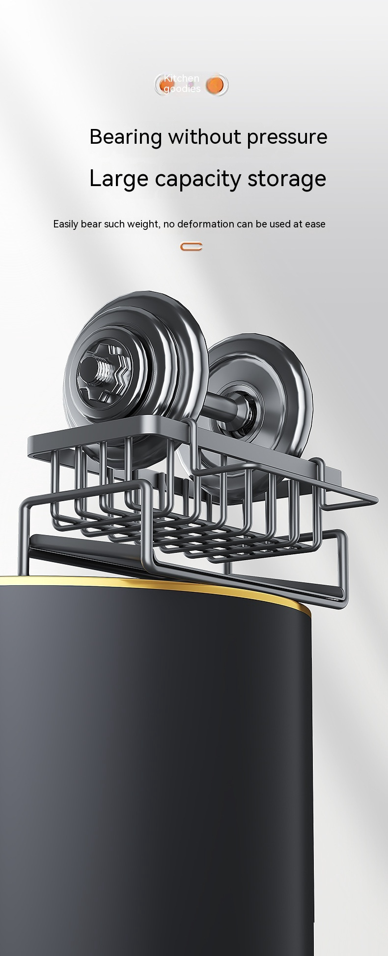 Kitchen Sink Organizer with Drain Rack