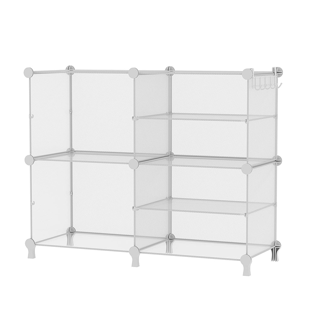 Cube Storage Organizer, 4-Cube Modular Shelf