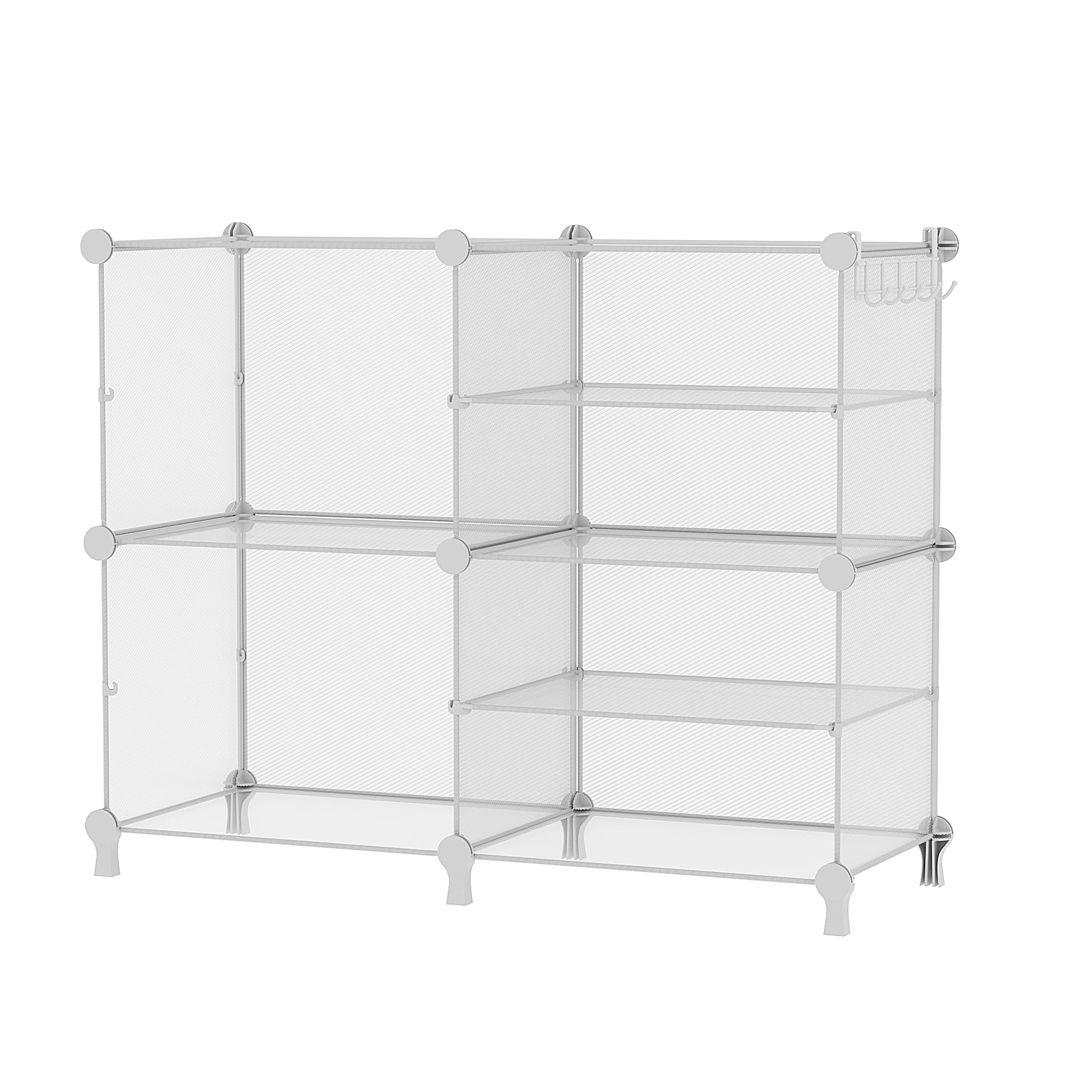 Cube Storage Organizer, 4-Cube Modular Shelf