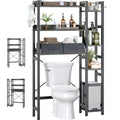 7-Tier Over-the-Toilet Storage Rack with 2 Drawers
