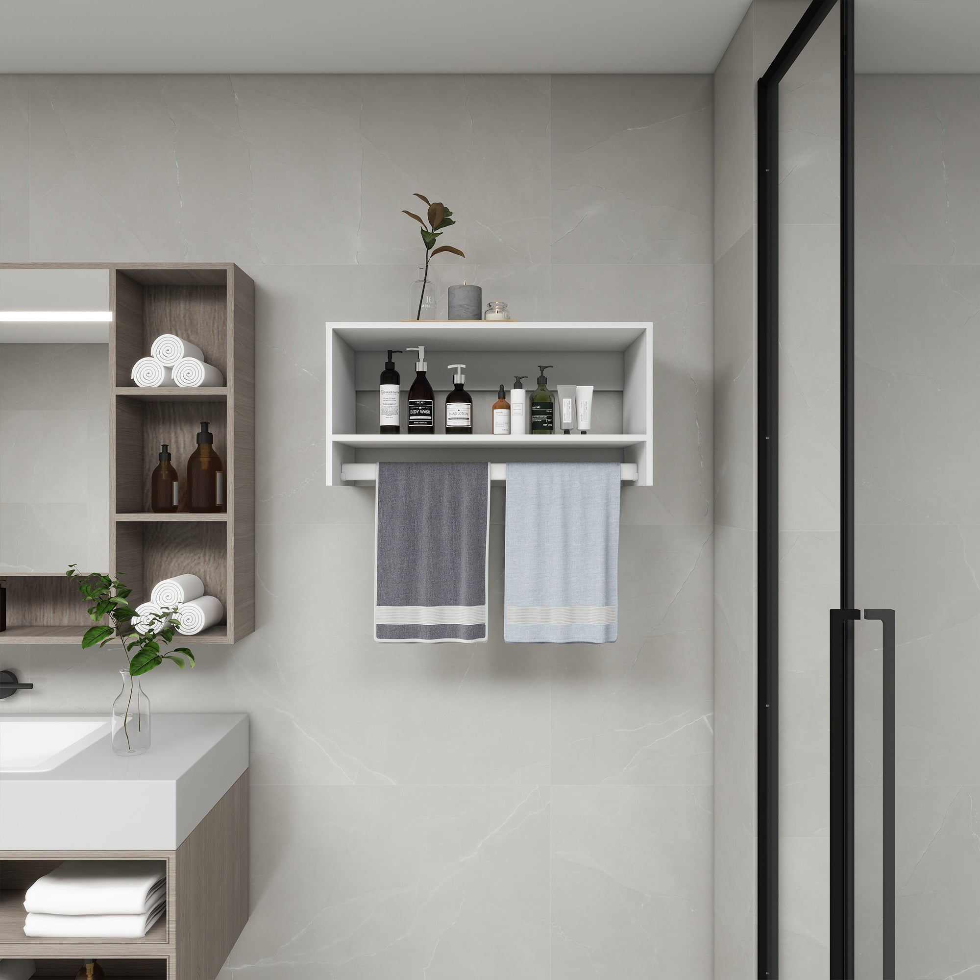 Closet Organizer, 32-Inch Modular Wood