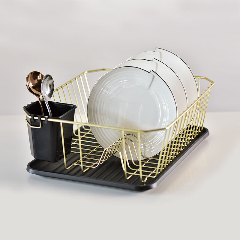 Gold Dish Drying Rack