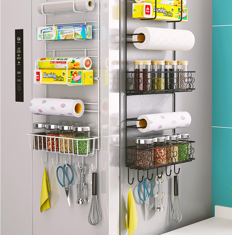 Hanging Refrigerator Side Storage Rack
