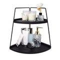 2-Tier Wood Bathroom Countertop Organizer