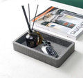 Leather and Wood Key Organizer Tray