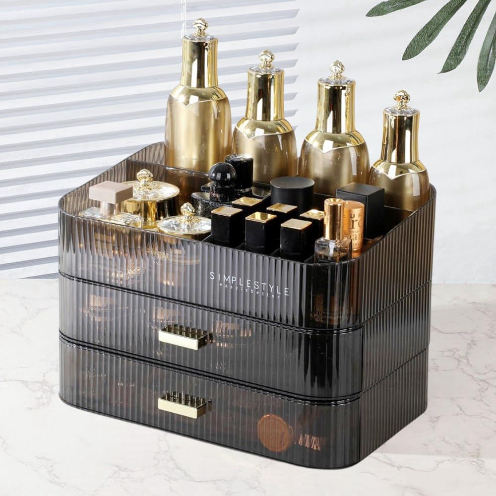 Makeup Organizer with Stackable Drawers