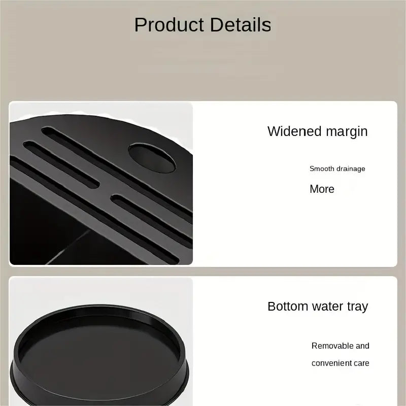 Rotating Kitchen Knife and Utensil Organizer