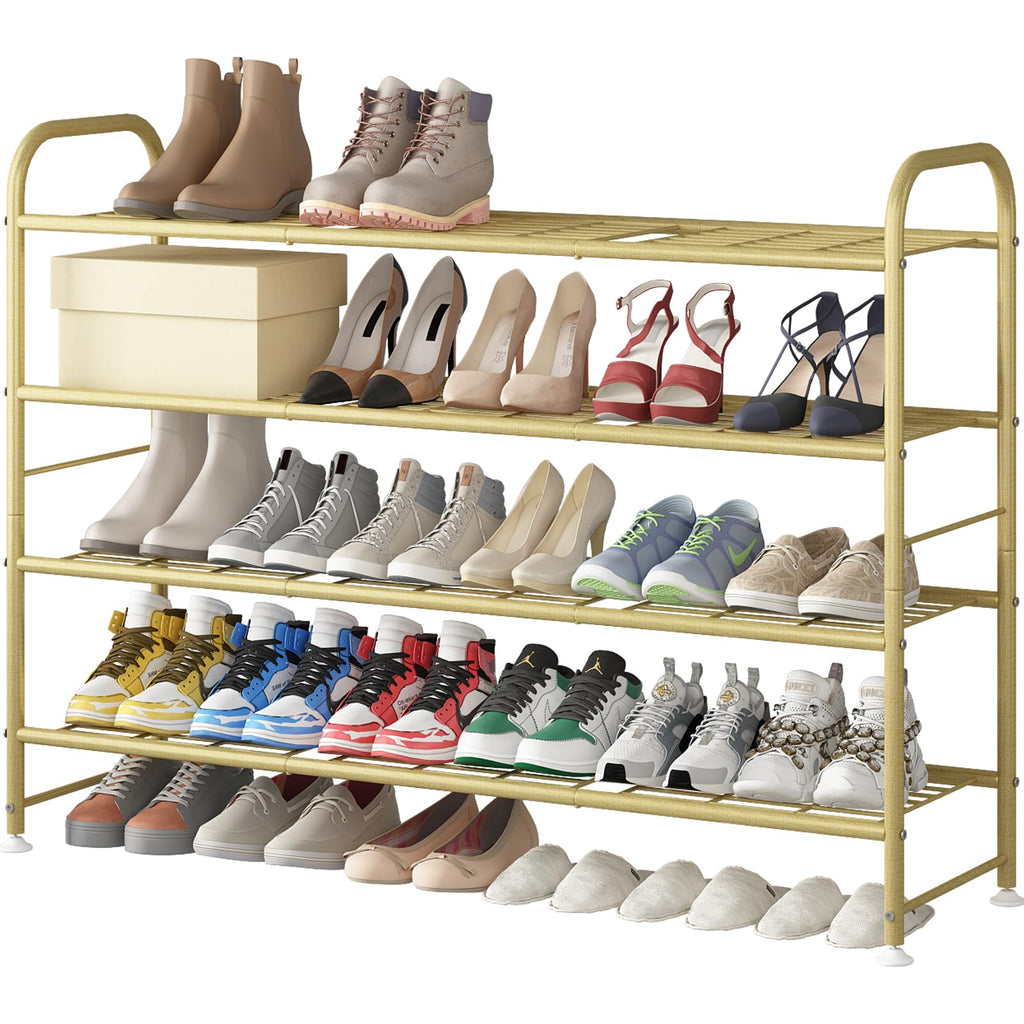 4-Tier Metal Shoe Rack