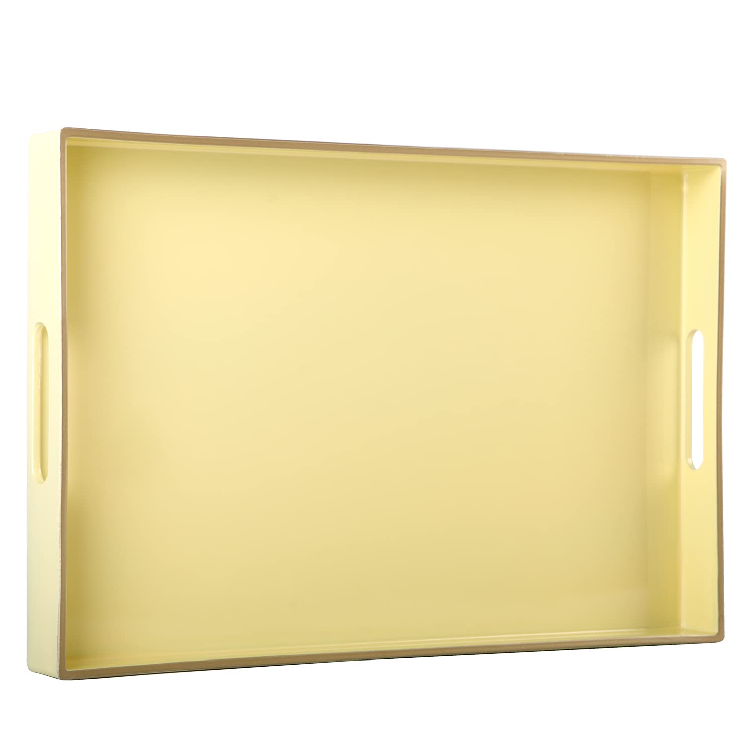 Rectangular Plastic Vanity Tray with Handles