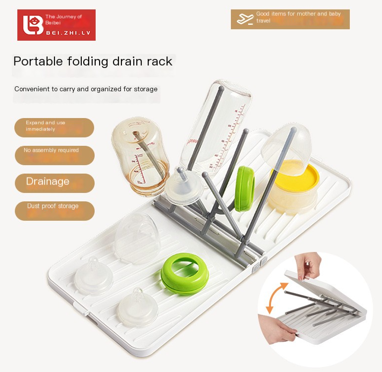 Foldable Baby Bottle Drying Rack